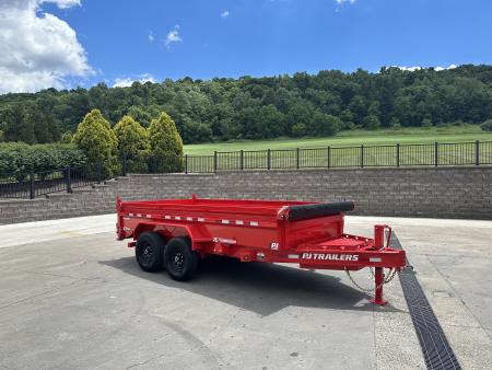 New PJ Trailers 14' Low-Pro Dump - 24" Sides (DL)