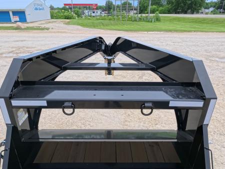 New 2027 Iron Bull 102" x 30' (26 +4) Equipment Trailer with 2)10K Spring Axles, Electric Brakes, 4' Self Cleaning Dove Tail and 4' Rampage Ramps
