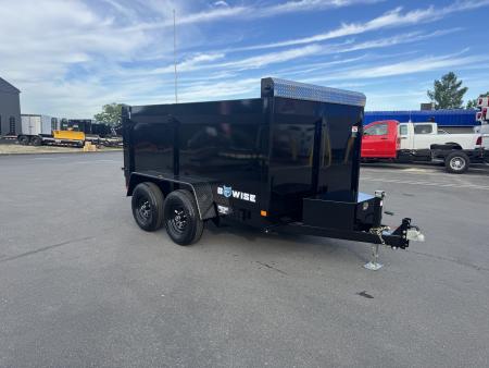 New 2027 BWISE DT610LP-LE-10 6X10TA Dump Trailer *44'' SIDES *TARP KIT