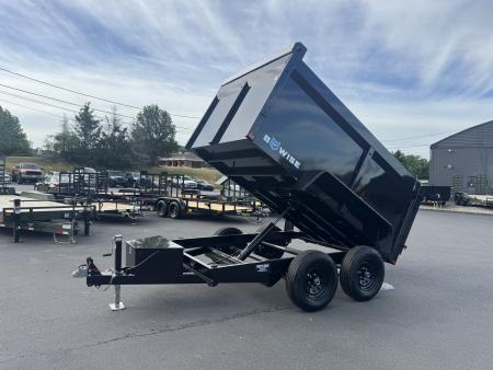 New 2027 BWISE DT610LP-LE-10 6X10TA Dump Trailer *44'' SIDES *TARP KIT