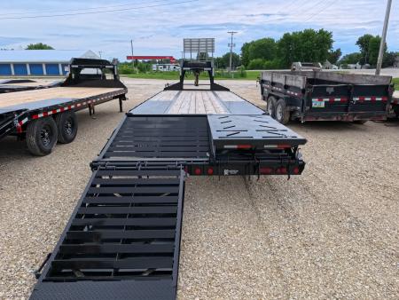 New 2026 Norstar 102"x25' FXG (20+5) Deckover Trailer Gooseneck with 2 -10K Spring Axles, Rampage Ramps, Spare Tire, Mud Flaps and More!