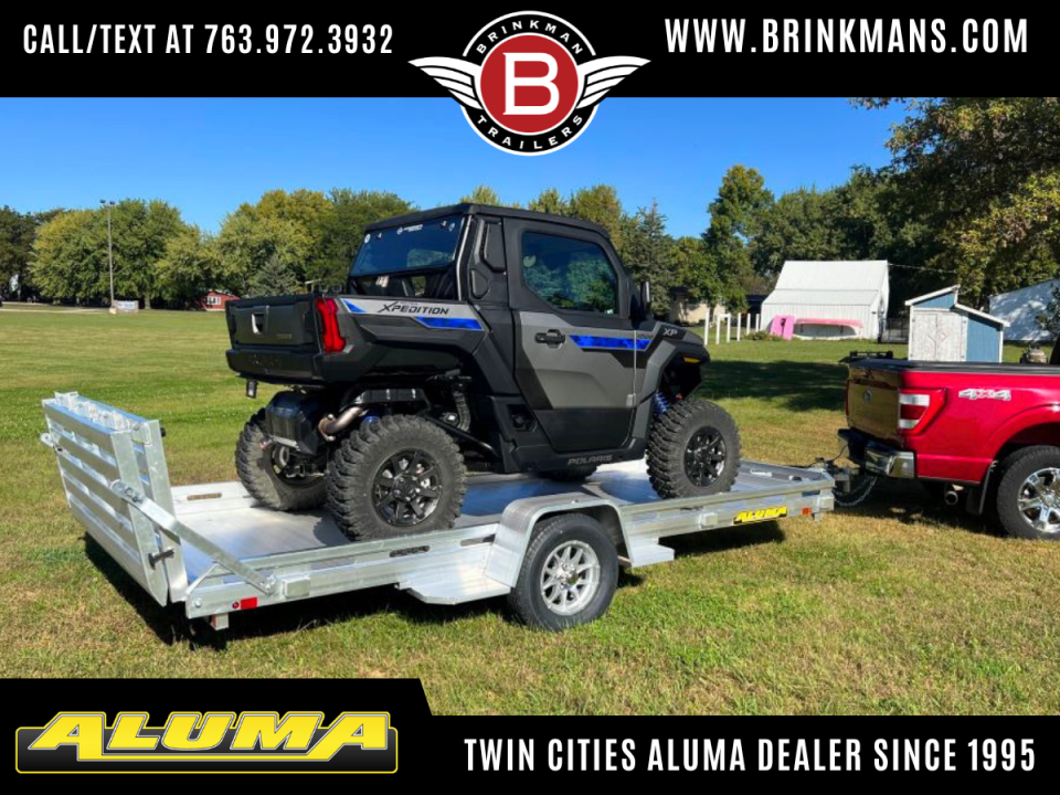New 2027 Aluma 78x14 S-BT ATV Trailer