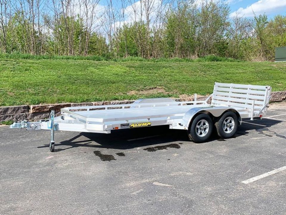 New 2027 Aluma 81x16 TA-EL-R-BT-SR ATV Trailer