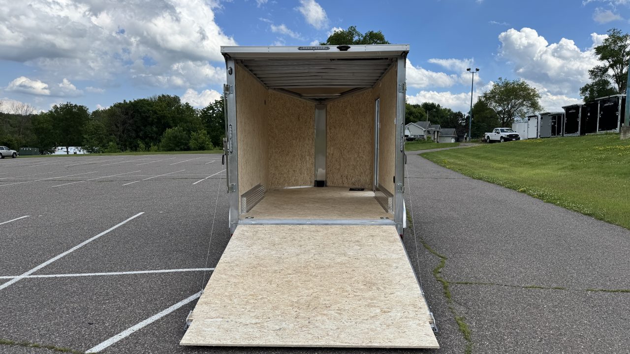 New Lightning 7.5x12 Enclosed Trailer - Rear Ramp!