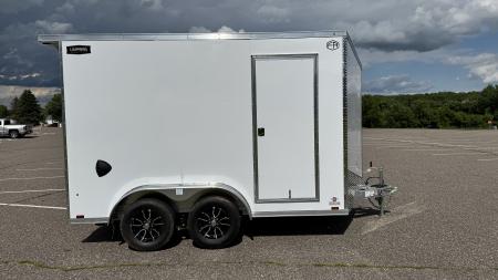 New Lightning 7.5x12 Enclosed Trailer - Rear Ramp!