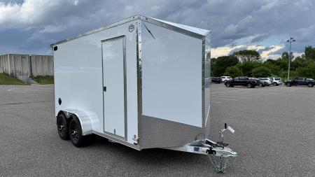 New Lightning 7x14 Aluminum Enclosed Trailer - Ramp Door!