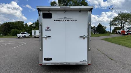 New Lightning 7x14 Aluminum Enclosed Trailer - Ramp Door!