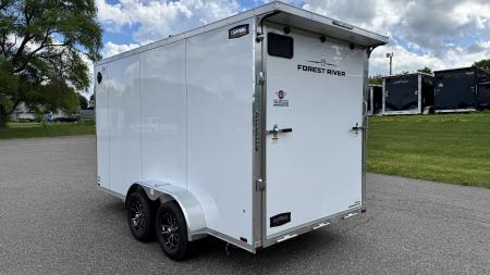 New Lightning 7x14 Aluminum Enclosed Trailer - Ramp Door!