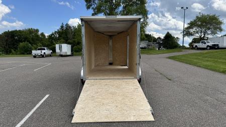 New Lightning 7x14 Aluminum Enclosed Trailer - Ramp Door!