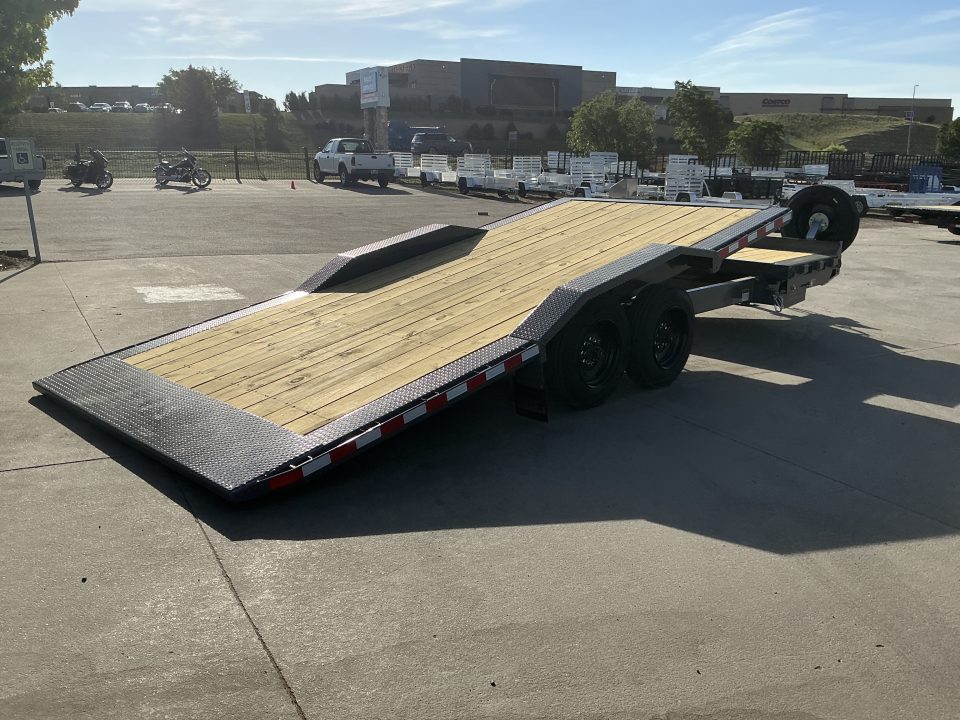 New 2026 Midsota 8.6x22 Widebody 17.6 GVWR Flatbed Trailer