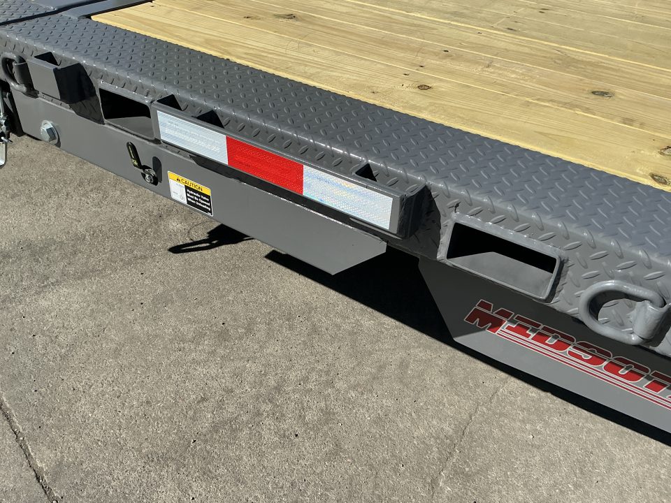 New 2026 Midsota NTBWB 8.6x24-BP-176 Flatbed Trailer