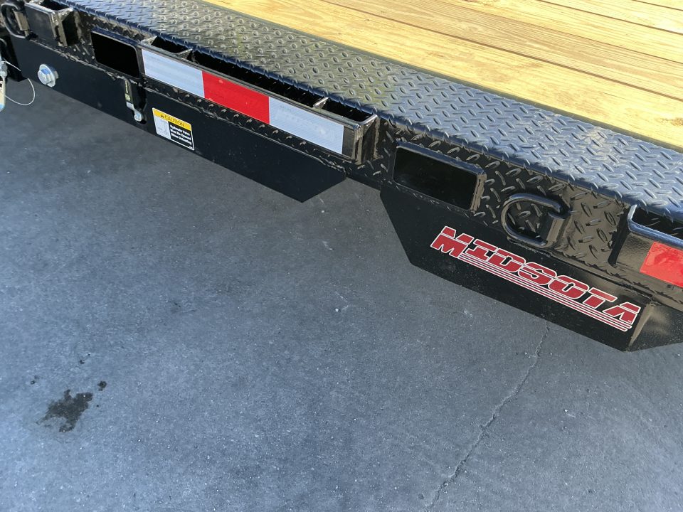 New 2026 Midsota NTBWB 8.6x24-BP-176 Flatbed Trailer