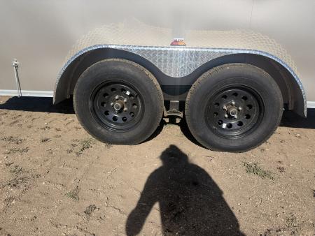 Used 2024 Southland Trailers 7-16 Enclosed BARNDOORS