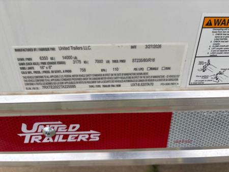 New 2026 United Trailers UXT-8.520TA70 Car / Racing Trailer