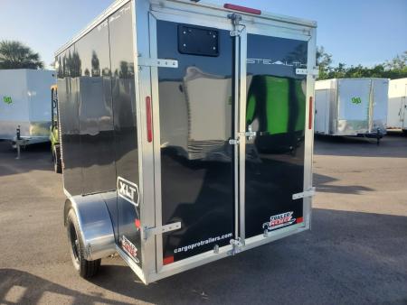 New 2027 ALCOM 6X12 SA REAR BARN DOORS ALUMINUM Cargo / Enclosed Trailer WITH 6'4  HEIGHT, SCREWLESS EXTERIOR, 1 PIECE ALUMINUM ROOF