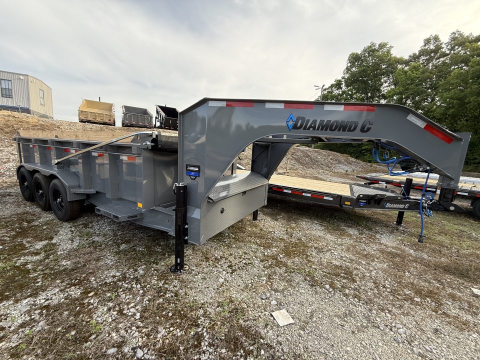 New 2026 Diamond C LPT 307 Dump Trailer, PACESETTER EDITION, ***ABS BRAKES***HYD JACKS, 24K GVWR, 7GA FLOOR & SIDES FORK HOLDERS