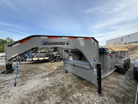 New 2026 Diamond C LPT 307 Dump Trailer, PACESETTER EDITION, ***ABS BRAKES***HYD JACKS, 24K GVWR, 7GA FLOOR & SIDES FORK HOLDERS