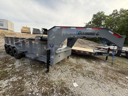New 2026 Diamond C LPT 307 Dump Trailer, PACESETTER EDITION, ***ABS BRAKES***HYD JACKS, 24K GVWR, 7GA FLOOR & SIDES FORK HOLDERS