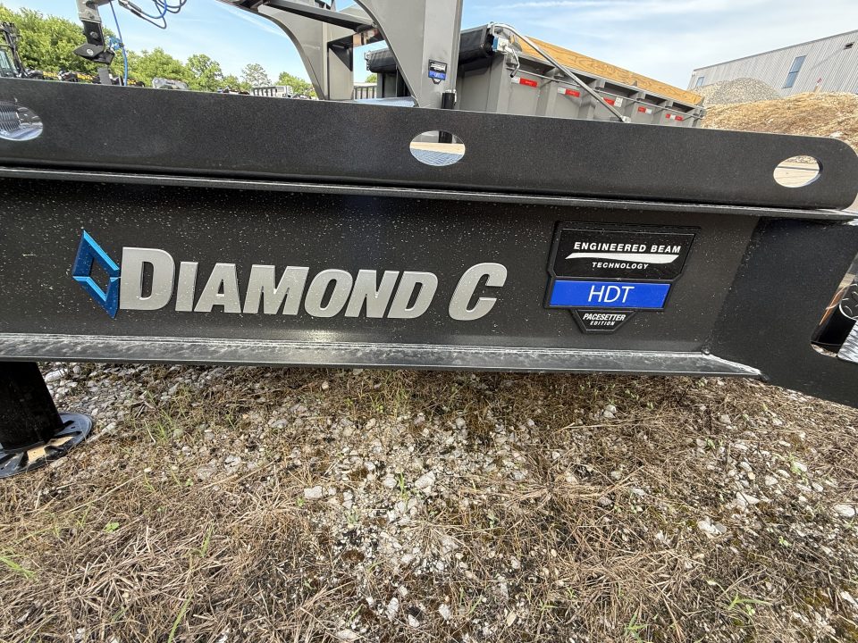 New 2026 Diamond C HDT 210 24’ Tilt Trailer, PACESETTER EDITION, 23K GVWR, HYD JACK, HEAVY FENDERS, FORK HOLDERS