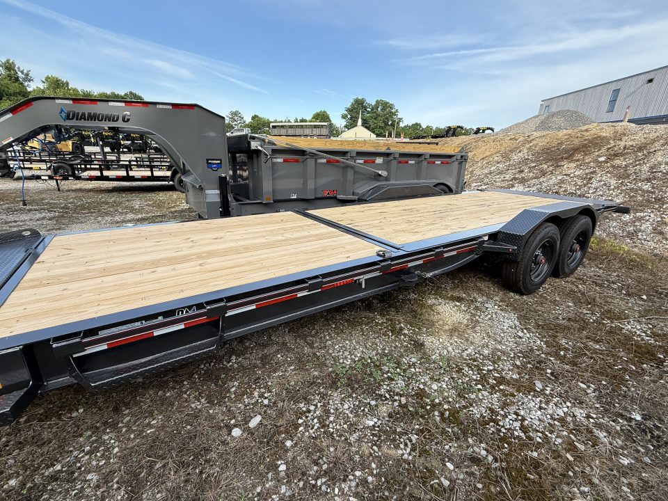New 2026 Diamond C HDT 210 24’ Tilt Trailer, PACESETTER EDITION, 23K GVWR, HYD JACK, HEAVY FENDERS, FORK HOLDERS