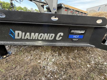 New 2026 Diamond C HDT 210 24’ Tilt Trailer, PACESETTER EDITION, 23K GVWR, HYD JACK, HEAVY FENDERS, FORK HOLDERS