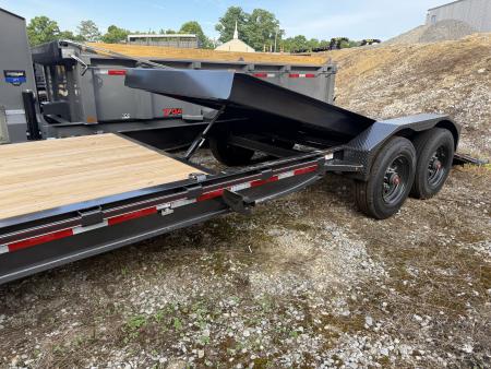 New 2026 Diamond C HDT 210 24’ Tilt Trailer, PACESETTER EDITION, 23K GVWR, HYD JACK, HEAVY FENDERS, FORK HOLDERS
