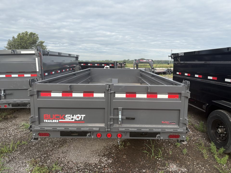 New 2026 Buckshot MFG TLP216 Dump Trailer telescopic cylinder 7k axles