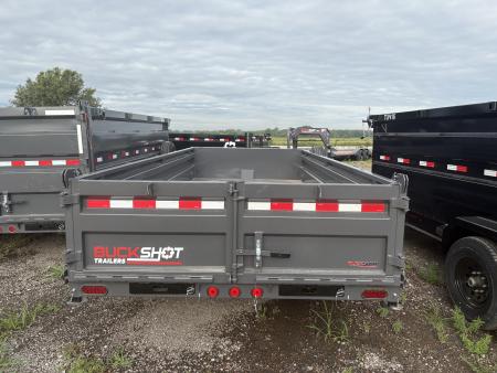 New 2026 Buckshot MFG TLP216 Dump Trailer telescopic cylinder 7k axles