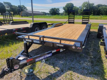 New 2026 Sure-Trac 8.5x20+2 Full Width Equipment Trailer 14k