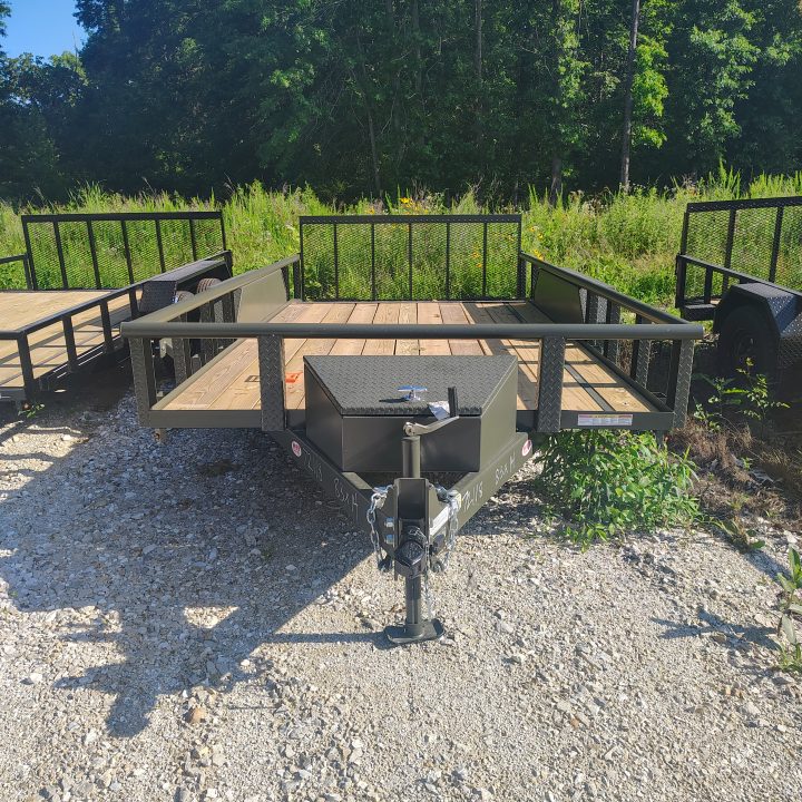 New 2026 MEB 83x14 TA , 2' Dovetail with 30" gate or straight deck with 48" gate,, pipe rails, 3.5k axles, Hunting package Utility Trailer