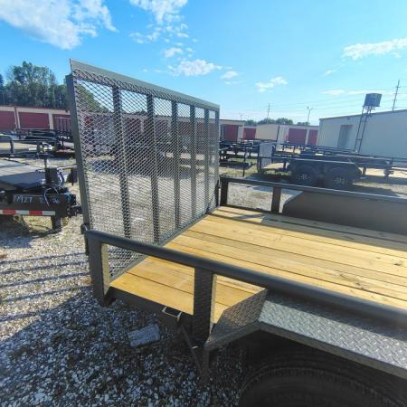 New 2026 MEB 83x14 TA , 2' Dovetail with 30" gate or straight deck with 48" gate,, pipe rails, 3.5k axles, Hunting package Utility Trailer