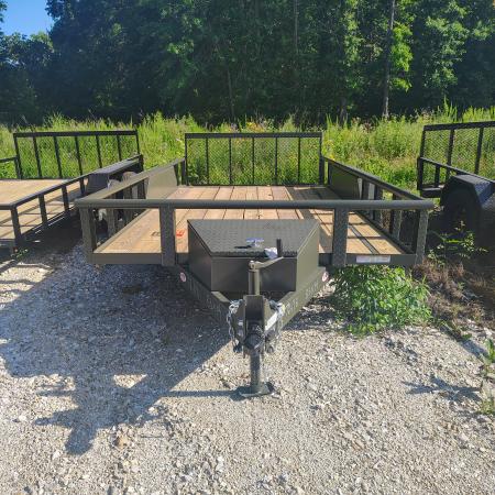 New 2026 MEB 83x14 TA , 2' Dovetail with 30" gate or straight deck with 48" gate,, pipe rails, 3.5k axles, Hunting package Utility Trailer