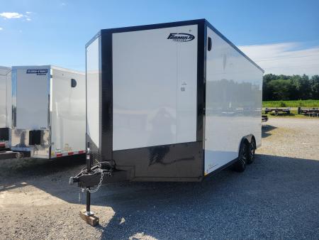 New 2026 Formula Trailers 8.5x16 Conquest SE Flat Top Sloped V-Nose Enclosed Trailer