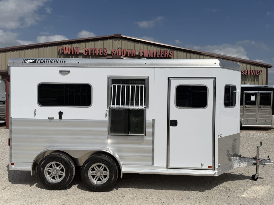 New 2026 Featherlite 2 Horse Bumper Pull Horse Trailer
