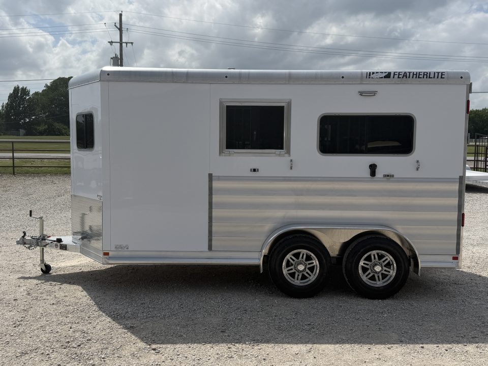 New 2026 Featherlite 2 Horse Bumper Pull Horse Trailer