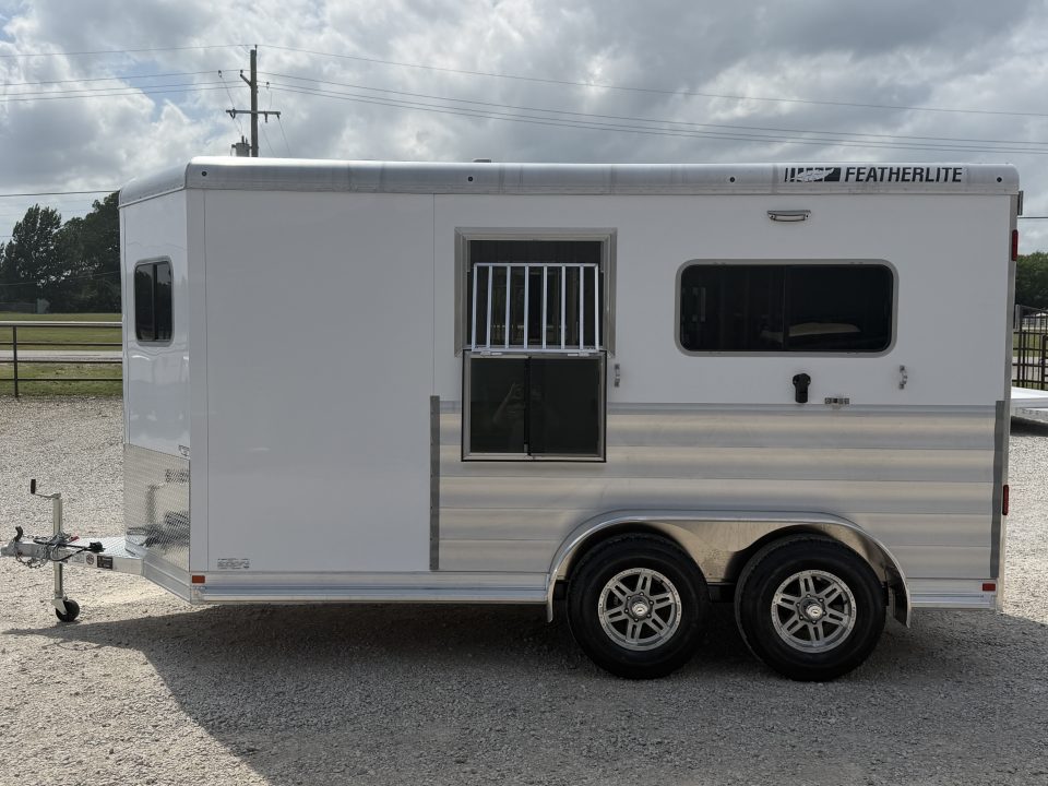 New 2026 Featherlite 2 Horse Bumper Pull Horse Trailer