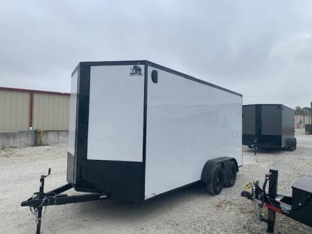New 2026 Mammoth 7x16 TA Cargo / Enclosed Trailer, 7' interior height , 3.5k axles, .080 polycore exterior