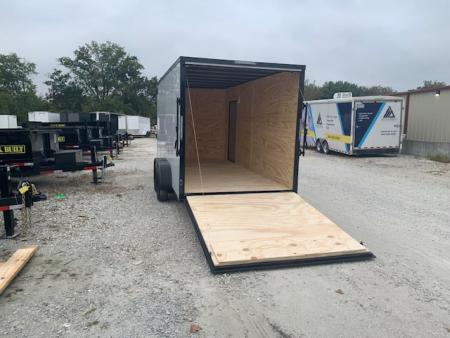New 2026 Mammoth 7x16 TA Cargo / Enclosed Trailer, 7' interior height , 3.5k axles, .080 polycore exterior