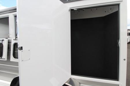 New 2027 Trails West Sierra II 2 Horse Trailer w/ Broom Closet for extra storage