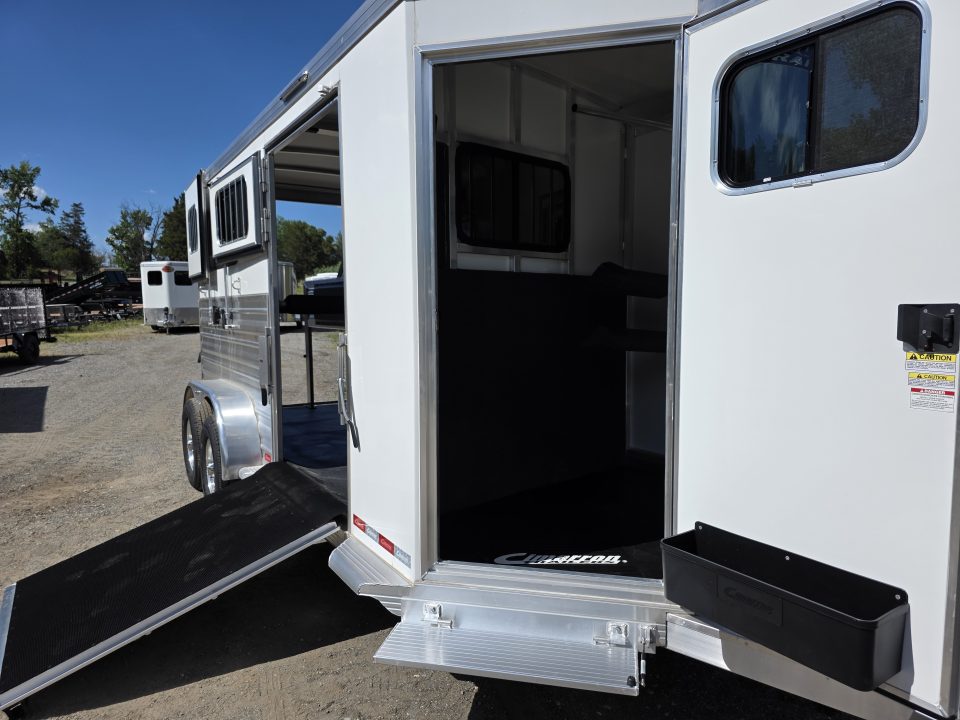 New 2026 Cimarron Trailers Side ramp bp Cimarron Horse Trailer