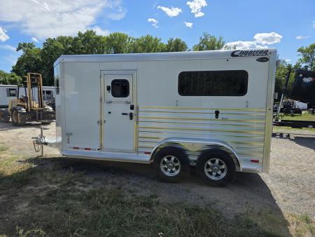 New 2026 Cimarron Trailers Side ramp bp Cimarron Horse Trailer