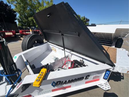 New 2026 Diamond C Trailers HXD207L22X102 8.5FT X 22FT 14.9 GVW Tilt Trailer