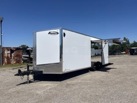 New 2026 Formula Trailers 24 FT CONQUEST ENCLOSED CAR HAULER WITH ESCAPE DOOR TORSION AXLES