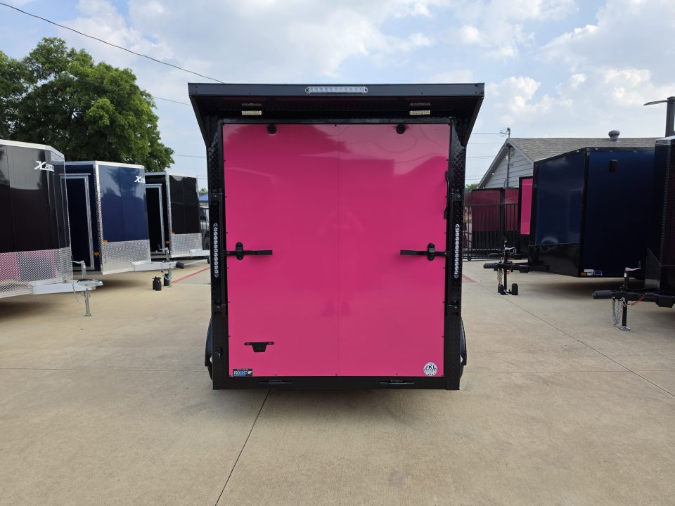 New 2026 New 6x12 TA Screwless Enclosed Trailer | Blackout | Spoiler Package | .08 Polycor | Dexter Axles | 1159