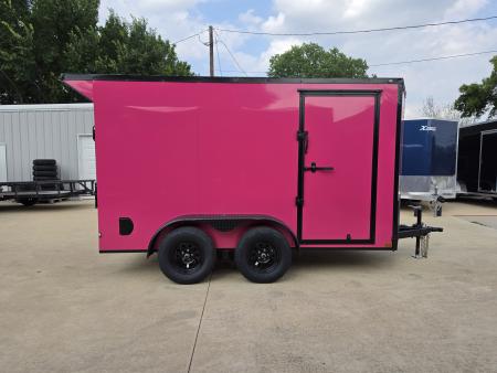 New 2026 New 6x12 TA Screwless Enclosed Trailer | Blackout | Spoiler Package | .08 Polycor | Dexter Axles | 1159