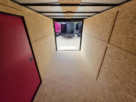 New 2026 New 6x12 TA Screwless Enclosed Trailer | Blackout | Spoiler Package | .08 Polycor | Dexter Axles | 1159