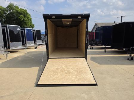 New 7x16 TA3 Screwless Enclosed Trailer | Blackout | Spoiler Package | 10K | 7' Interior | .08 Polycor | Dexter Axles | 1161