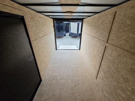 New 2026 New 6x12 TA Screwless Enclosed Trailer | Blackout | Spoiler Package | .08 Polycor | Dexter Axles | 1162