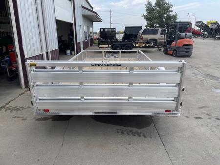 New 2026 H&H Trailers 82x14 Aluminum Rail Side Utility 3K