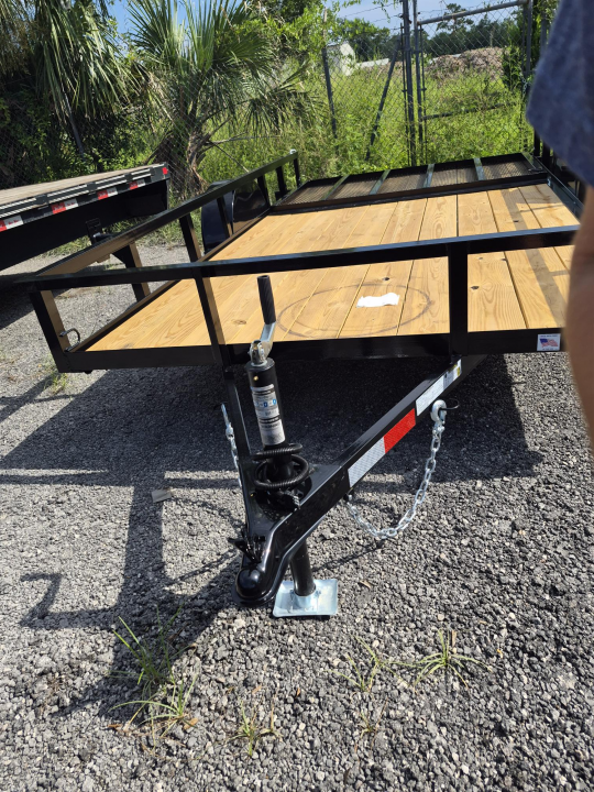 New 2026 Triple Crown Trailers 6x12 Open Utility Trailer – 15" Rail Sides & Rear Gate
